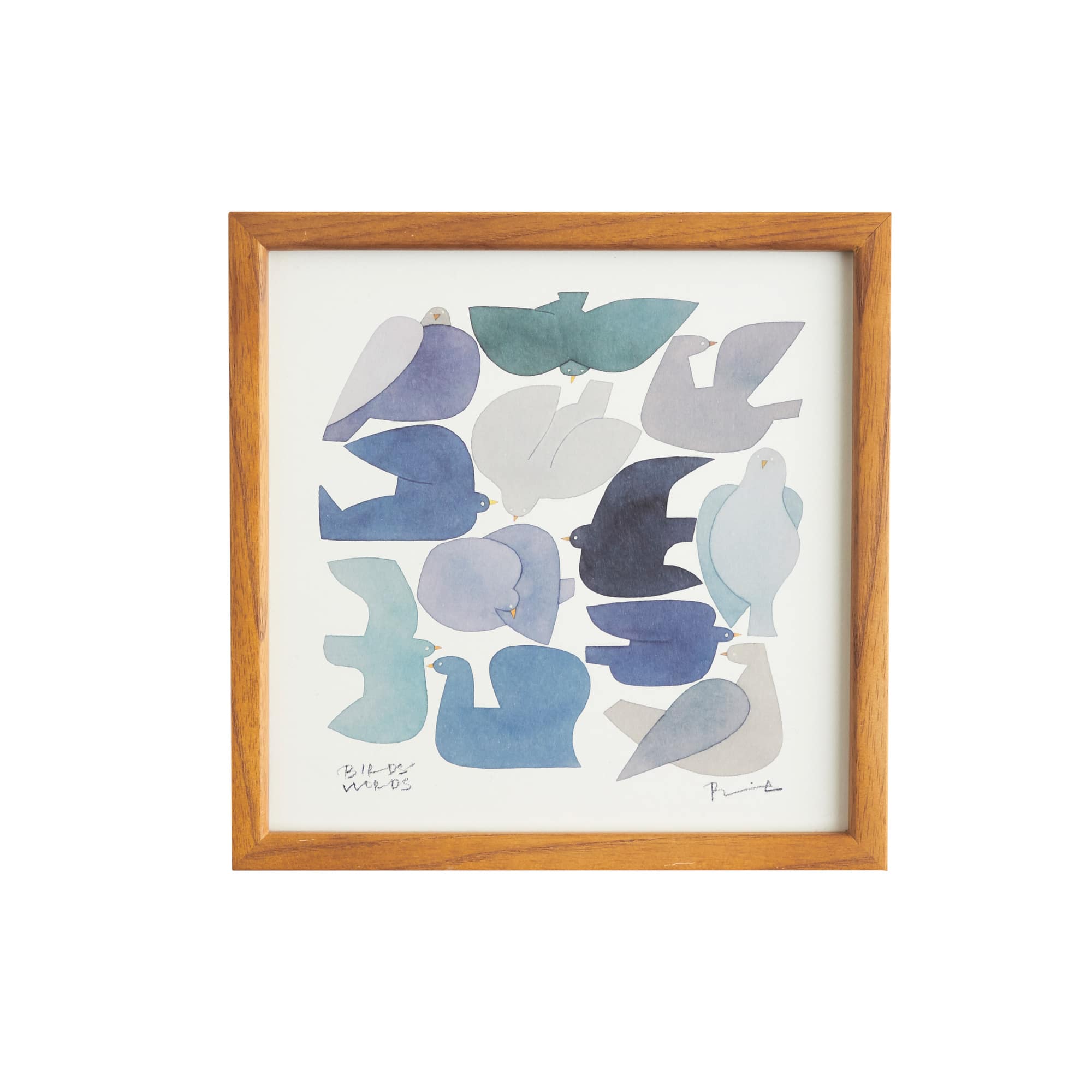 在庫限り】BIRDS' WORDS グラフィック ブルーバード 20 ナチュラル