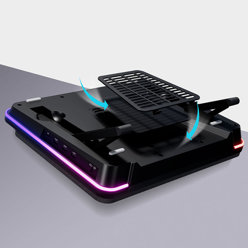 GT600 ゲーミング ノートパソコン 冷却パッド 5.5 インチ 巨大ターボ