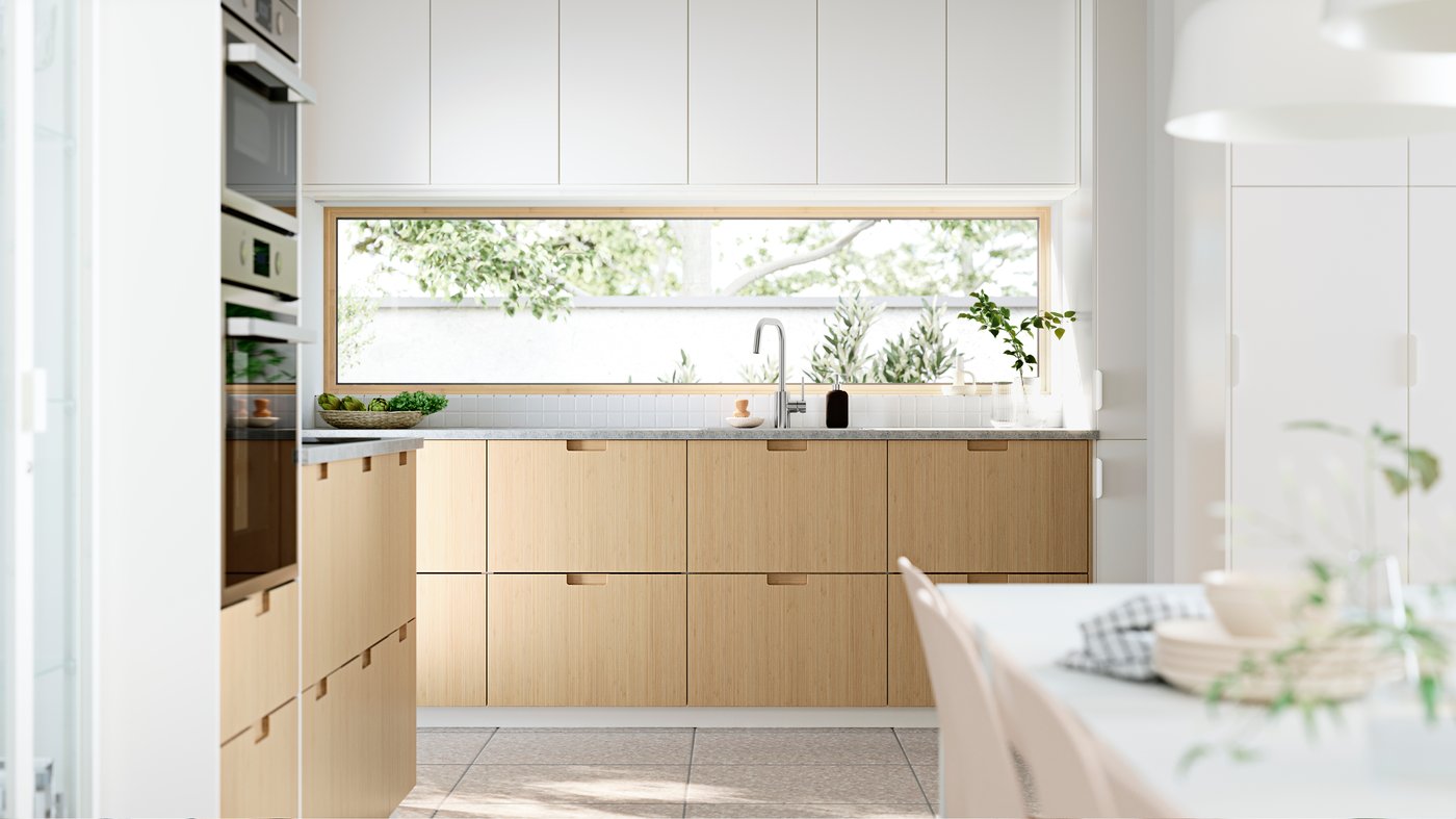 キッチン扉 FRÖJERED/フロイエレード ライトバンブー｜IKEA【公式】 - IKEA