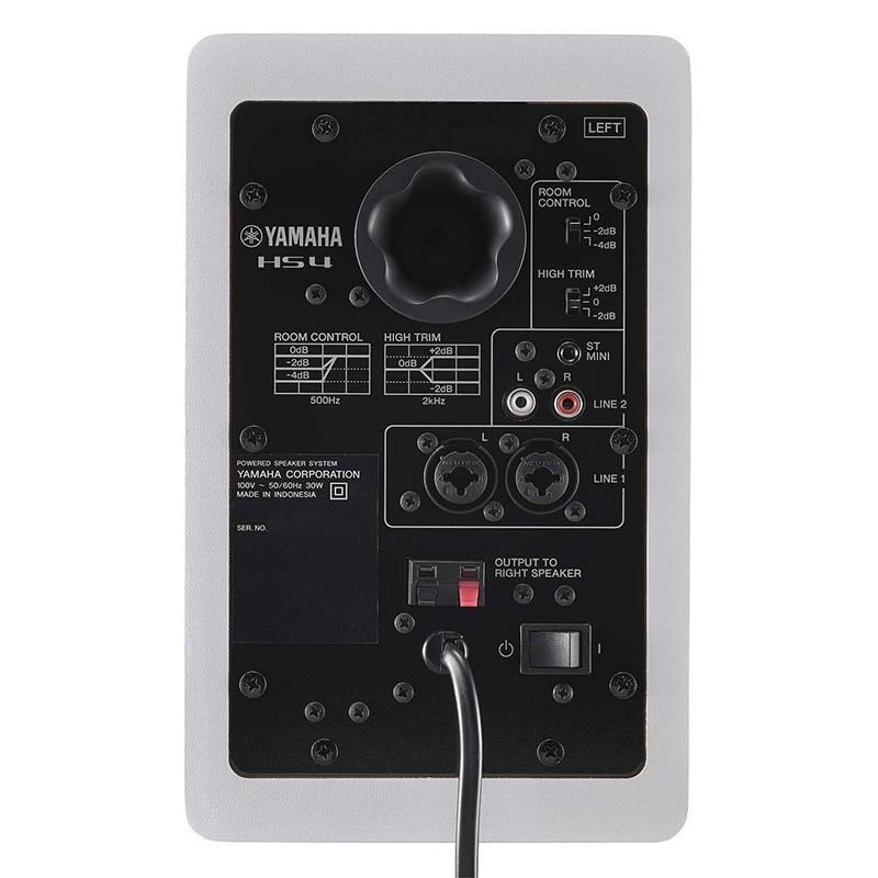 YAMAHA HS4W(ペア)(ヤマハ・モニタースピーカー定番モデル)(ホワイト