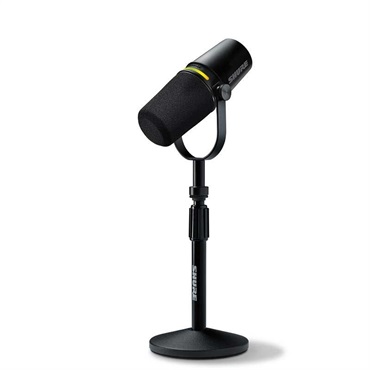 SHURE MV7+ ポッドキャストキット(ブラック，スタンド付き)(MV7+-K