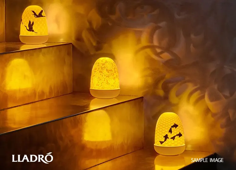 ドーム ランプ （桜） ワイヤレス テーブルランプ | LLADRO/リヤドロ