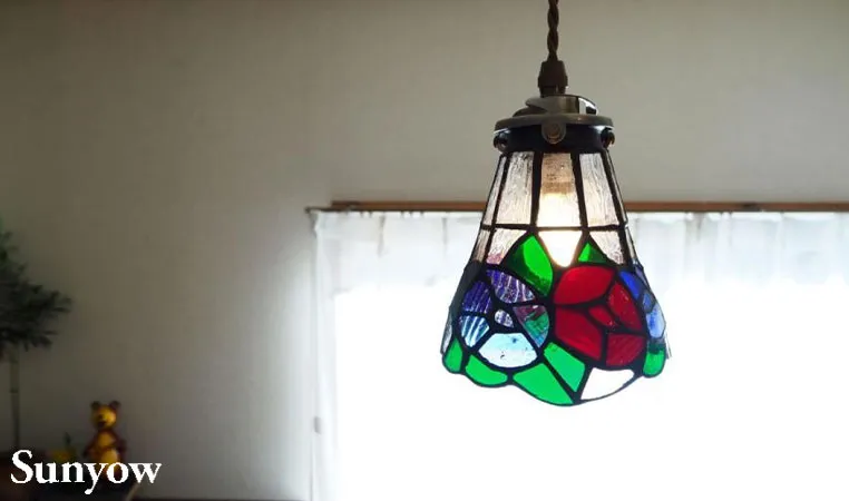 ステンドグラス ペンダントランプ FC-ST3 SET ｜ サンヨウ SUNYOW