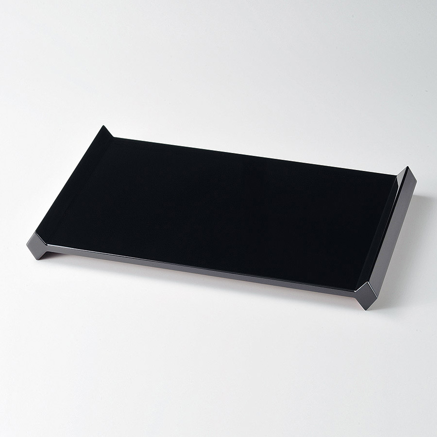 リバーシブル花台(小） 黒・赤 漆塗り・木製 漆器の井助