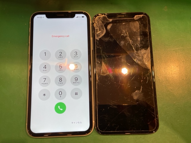 iPhoneXRの液晶不良修理のご紹介！ | iPhone修理アイサポ 修理事例