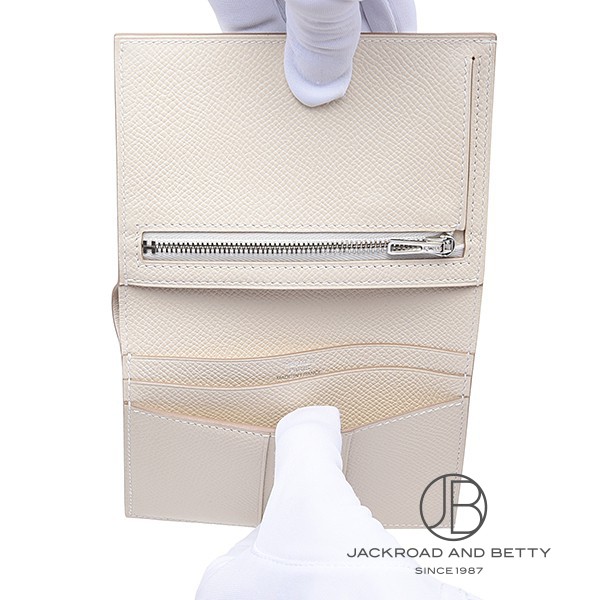 エルメス 希少新品!4面 レザーフォトケース ホワイト BLANC エルメス