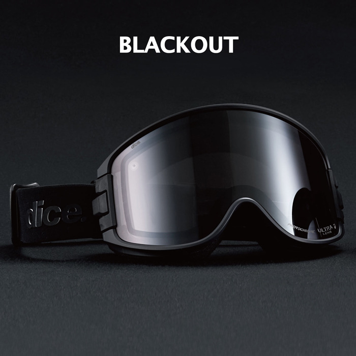 送料無料】DICE GOGGLE LIMITED MODEL GOODMAN BLACKOUT 25-26 ダイス