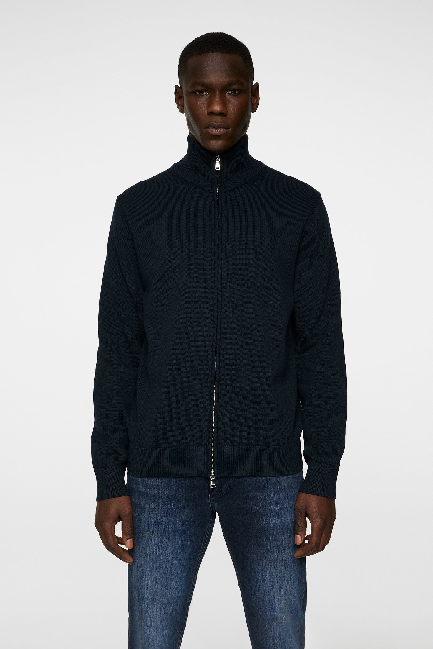Alexis Full Zip Cardigan / JL Navy – J.Lindeberg