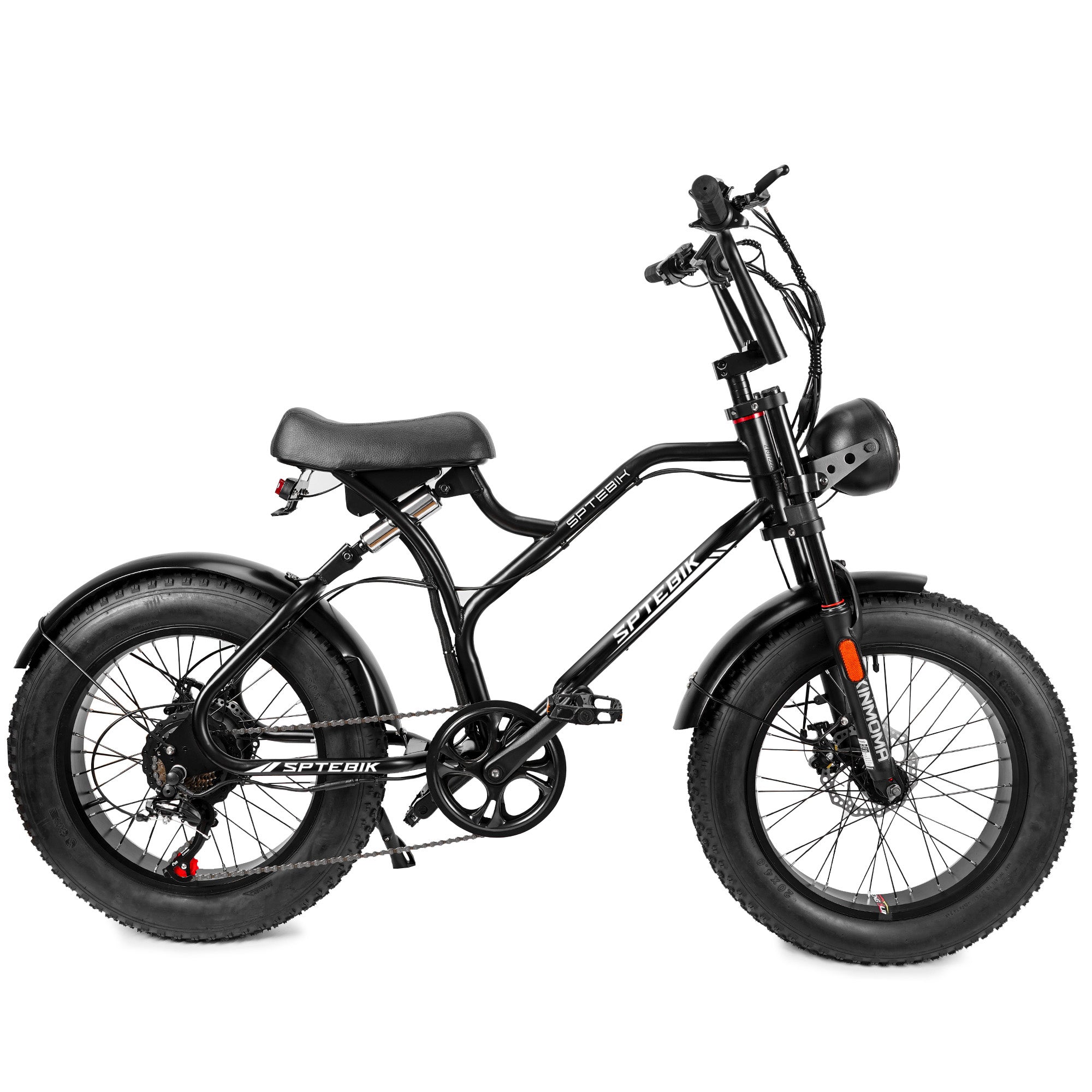 自転車 レトロ調 ファットバイク 20インチ 極太タイヤ シマノ7段変速