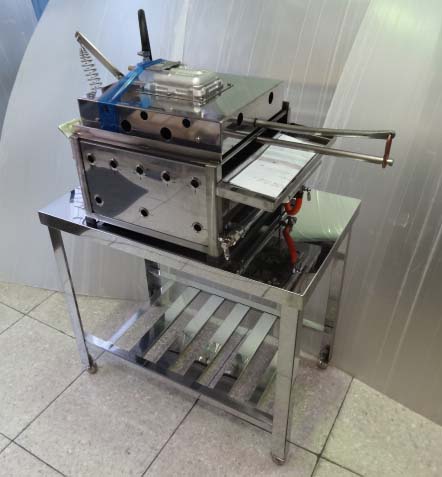 手焼せんべい焼機 上下プレス式 ガス式