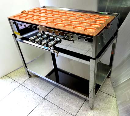 大判焼器・回転焼器・今川焼き器・御座候焼き器・太鼓焼き器 40穴