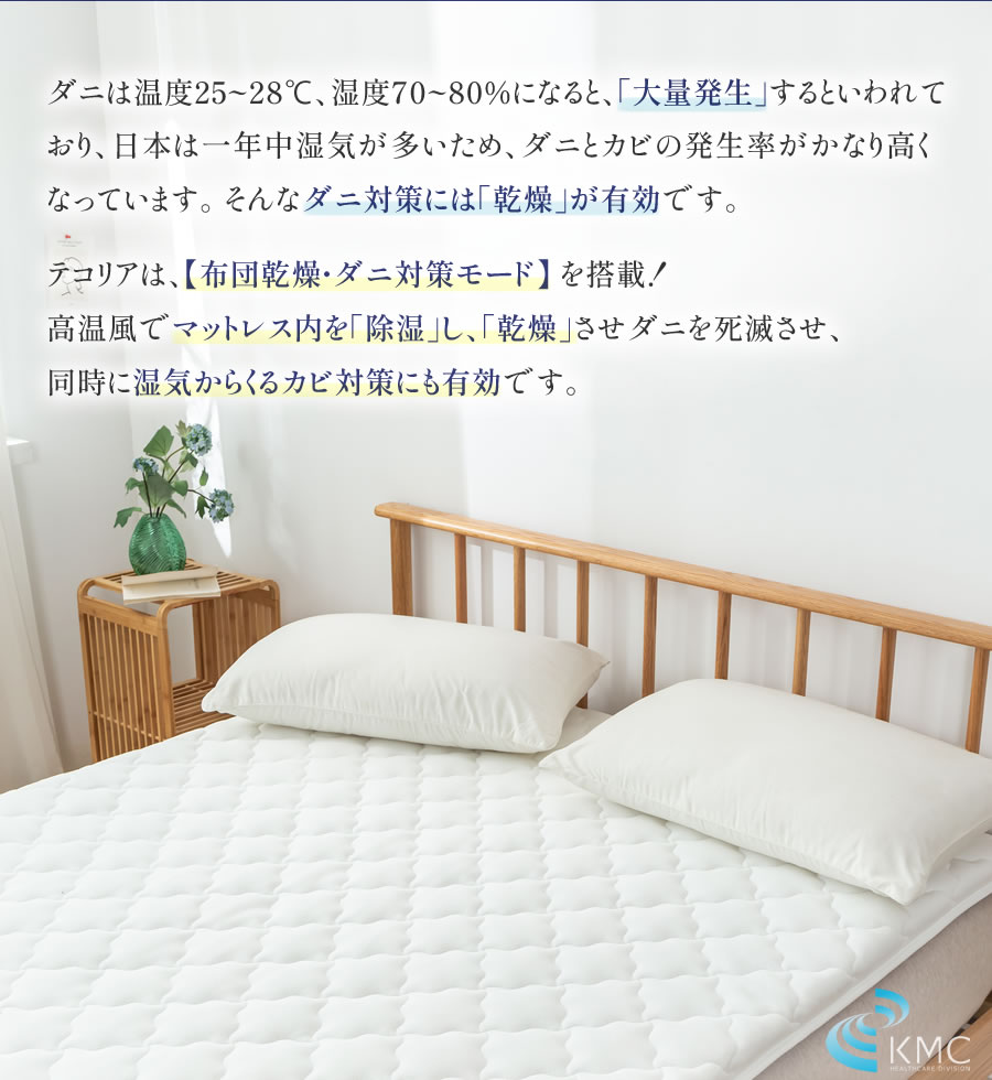 多機能マットレス TECOREA/テコリア セミダブル120×195(cm) 厚さ：6cm