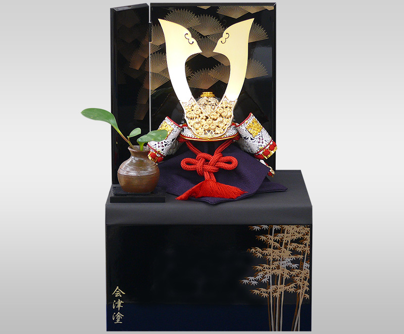 力石甲人作 兜美術工芸飾り 作品例 岐阜県美濃加茂市 人形処橋本屋