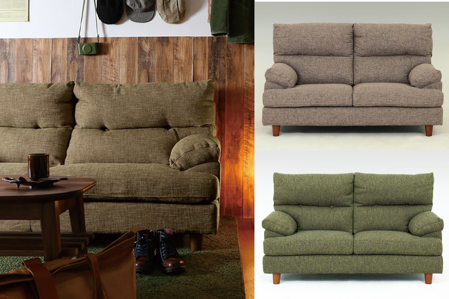 ファブリックソファ