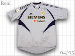 レアル・マドリード ADIDAS ユニフォームショップ 2004-2005 Home