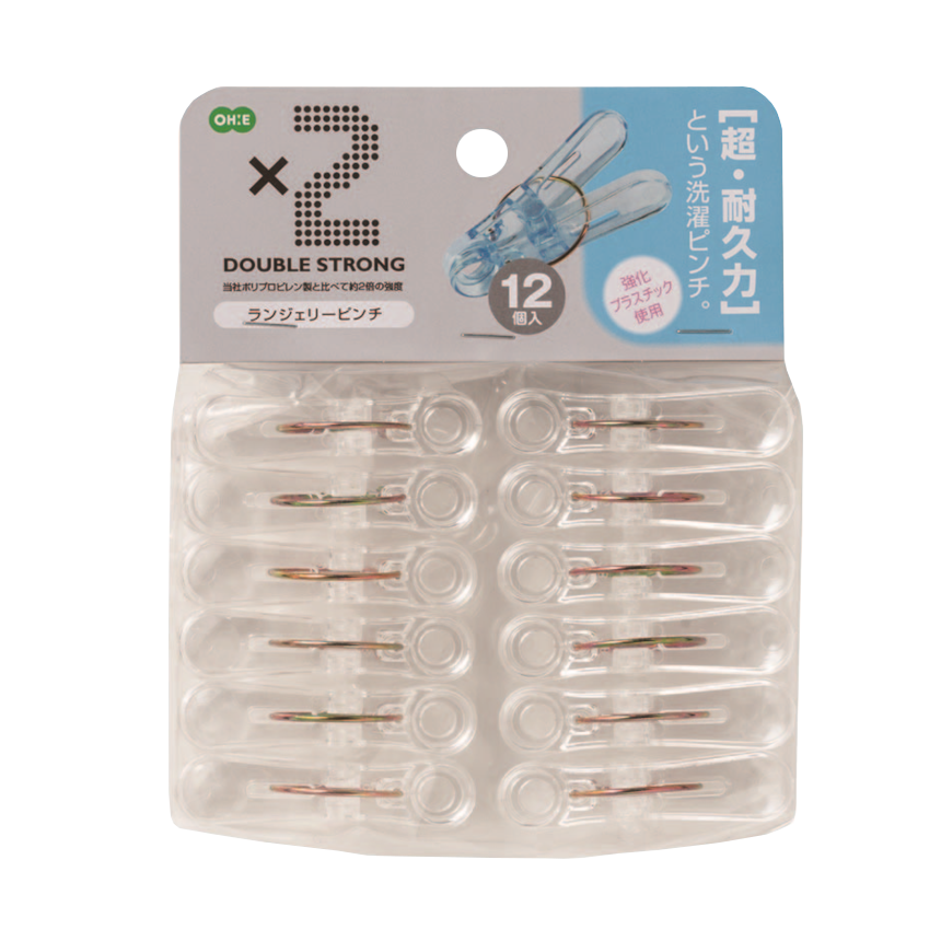 ポリカランジェリーピンチ 12個入 クリア | 製品情報 | 株式会社オーエ