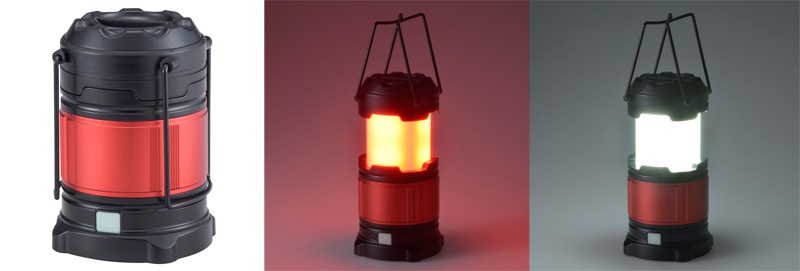 LEDランタン アルミコンパクト レッド [品番]07-8694｜株式会社オーム電機