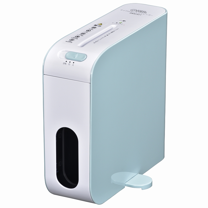 卓上スリムシュレッダー ブルー [品番]00-5171｜株式会社オーム電機