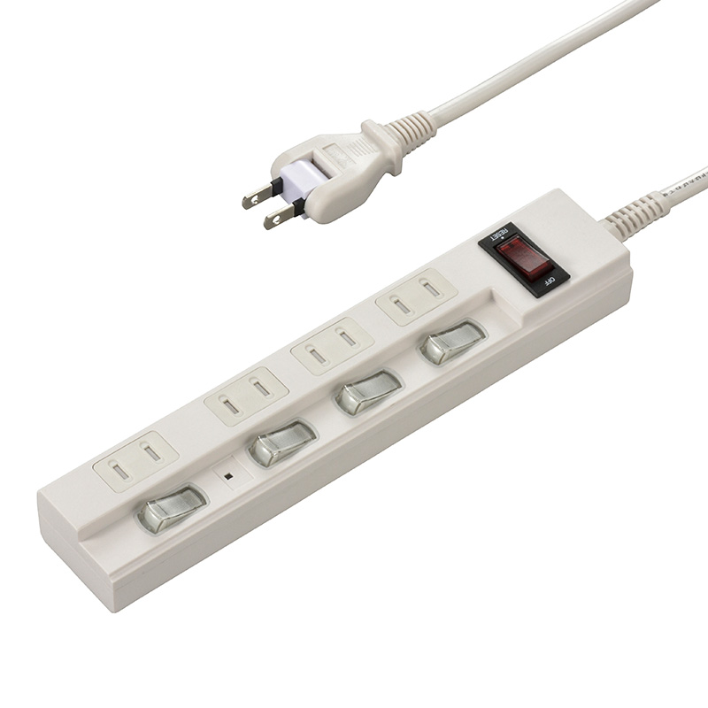 多機能節電タップ 4個口 2m [品番]00-6929｜株式会社オーム電機