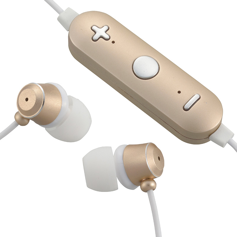 AudioCommワイヤレスイヤホン ゴールド [品番]03-1678｜株式会社オーム電機