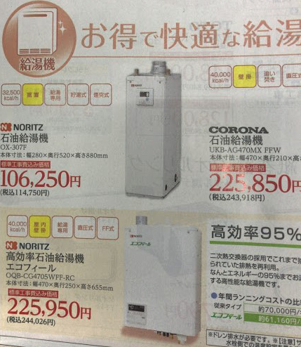 新年早々ボイラー故障(´Д｀)ノーリツOX-307FFに交換しました | お専務通信