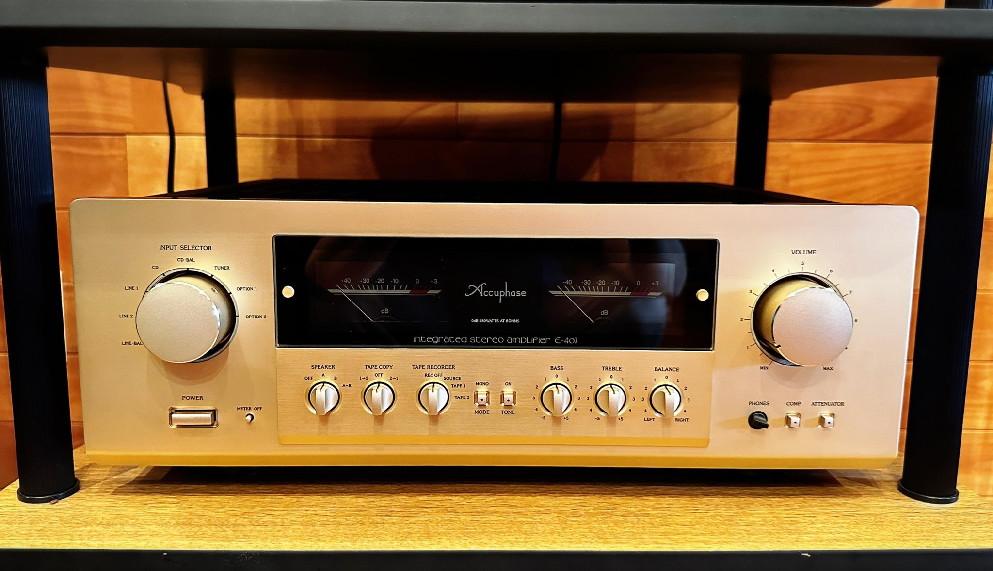 速報！中古品】Accuphase/プリメインアンプ/E-407 & AD-10 高級
