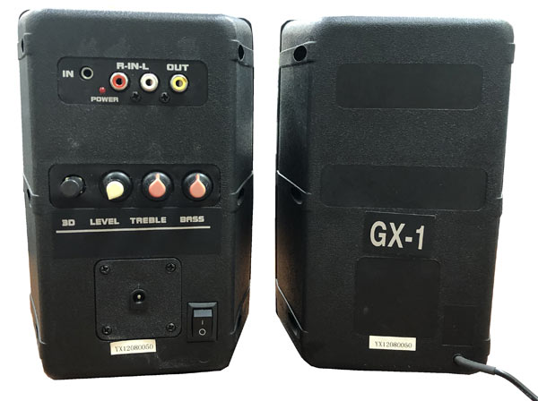 中古品】Gemini/スピーカー/GX-1(アンプ内蔵)（2本セット） -DJ機材