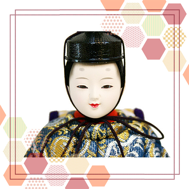 雛人形】 久月 ほのか 美玲 木目込み 立雛親王飾り(60663),ひな人形