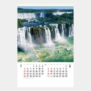 SB-261 【フィルム】世界の大自然2026年版の名入れカレンダーを格安で