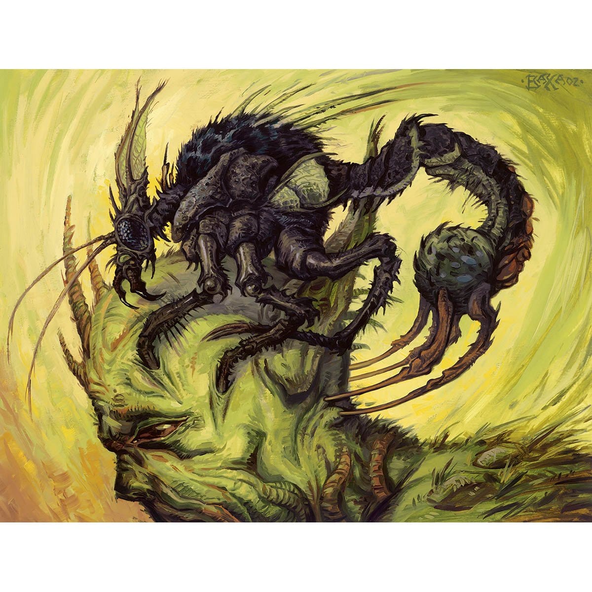 Wirewood Symbiote Print - Original Magic Art