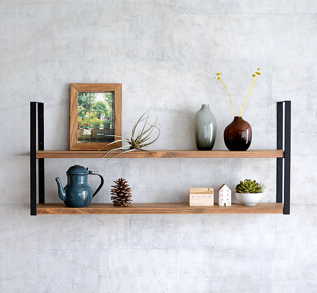 Able シェルフブラケット スリム 2段 | ゼネラルストア オルネ