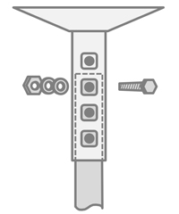 DH-460｜ディスプレイ天吊金具｜取付金具（ハンガー）｜製品情報｜オーエス