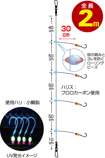 ストロング船五目 胴突30cm | 株式会社オーナーばり｜海釣り仕掛け