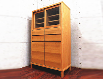 高野木工（TAKANO MOKKOU）カノ（CANO）食器棚 キャビネット買取｜L