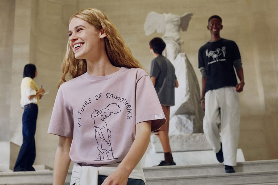 ユニクロ好評コラボ「ルーブル美術館」、新たに長場デザイン | Lmaga.jp