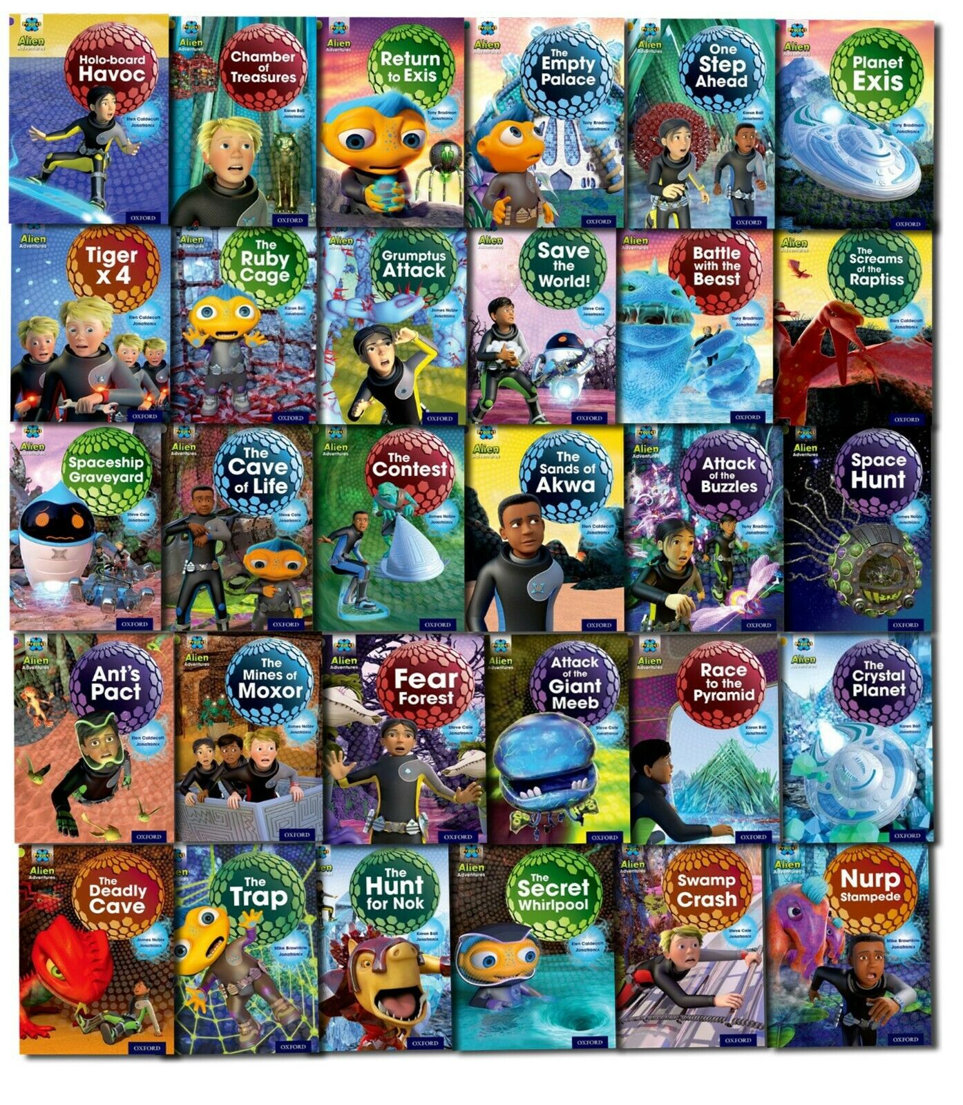Oxford Reading Tree Project X Alien Adventures Collection 31 Books