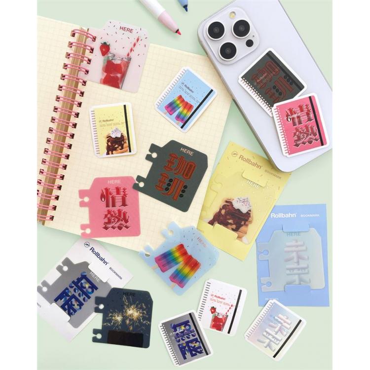 ロルバーン ブックマーク Moji A（情熱）(A(情熱)): ステーショナリー