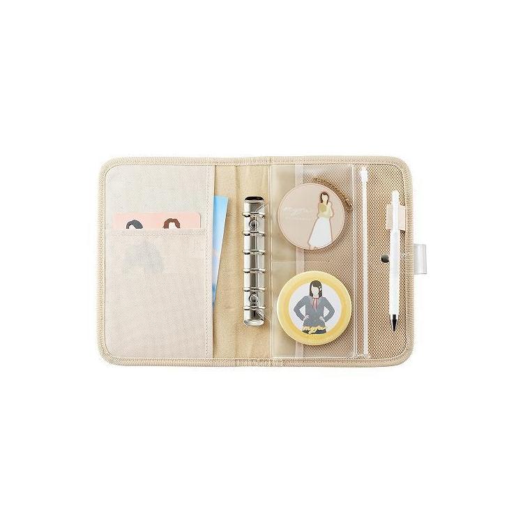 ミファ ファスナーポケットリフィル 2分割 2枚入り(2分割