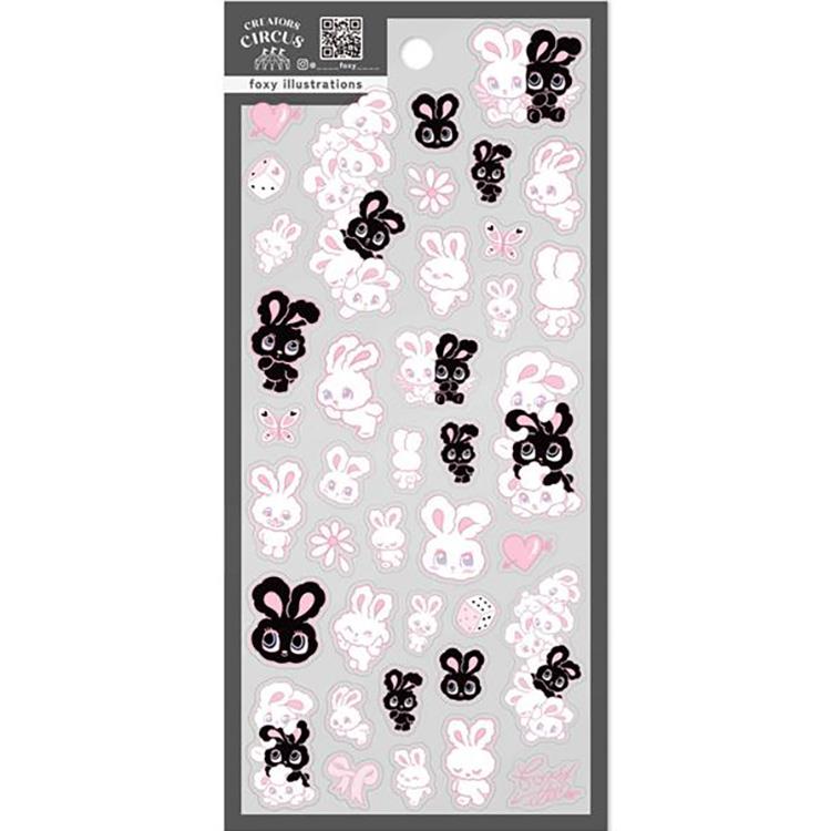 クリエイターズサーカス 透明シール フォクシーイラストレーションズ