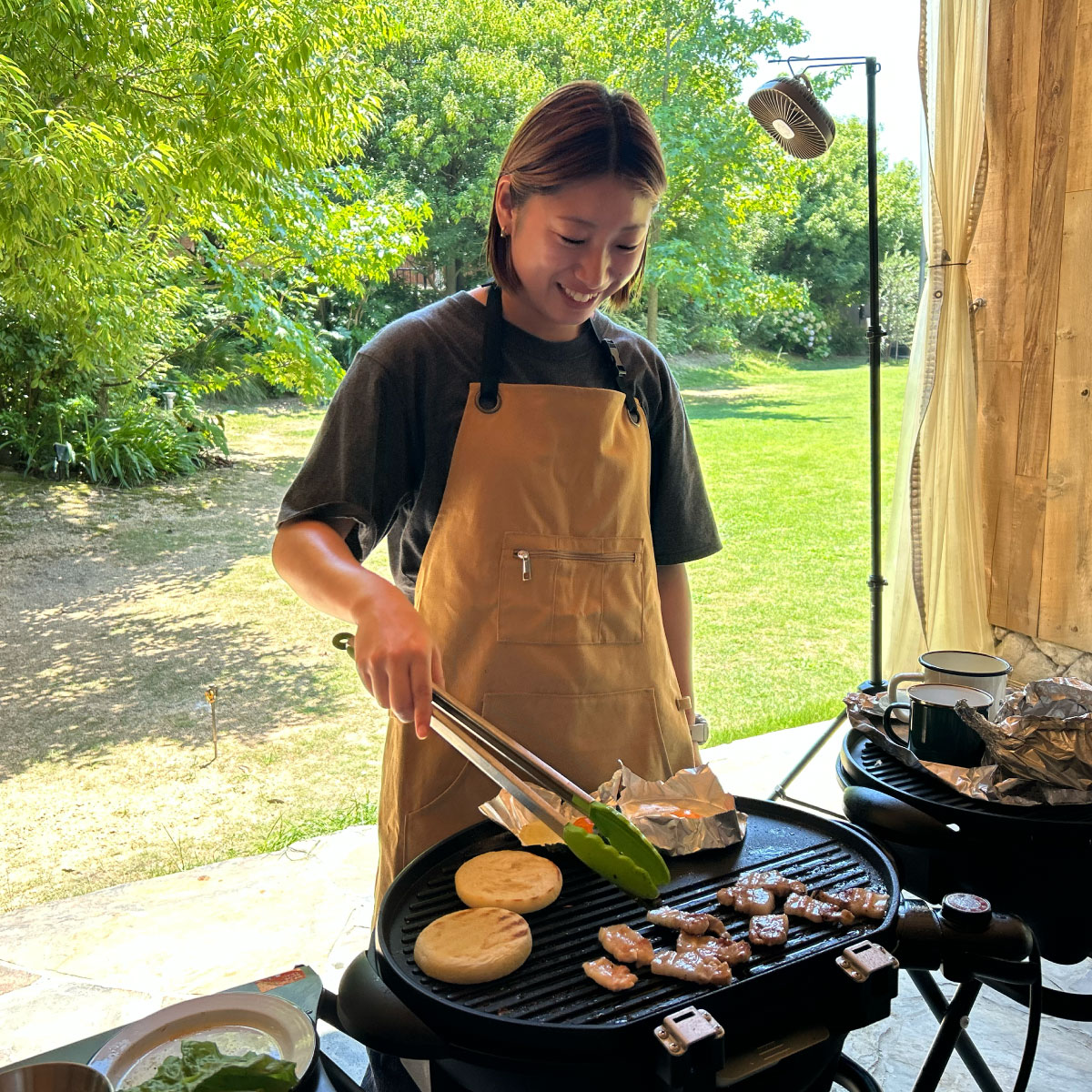 野電）エレキャン・エレグリルCHEF|ギア|グリル・たき火・キャンドル