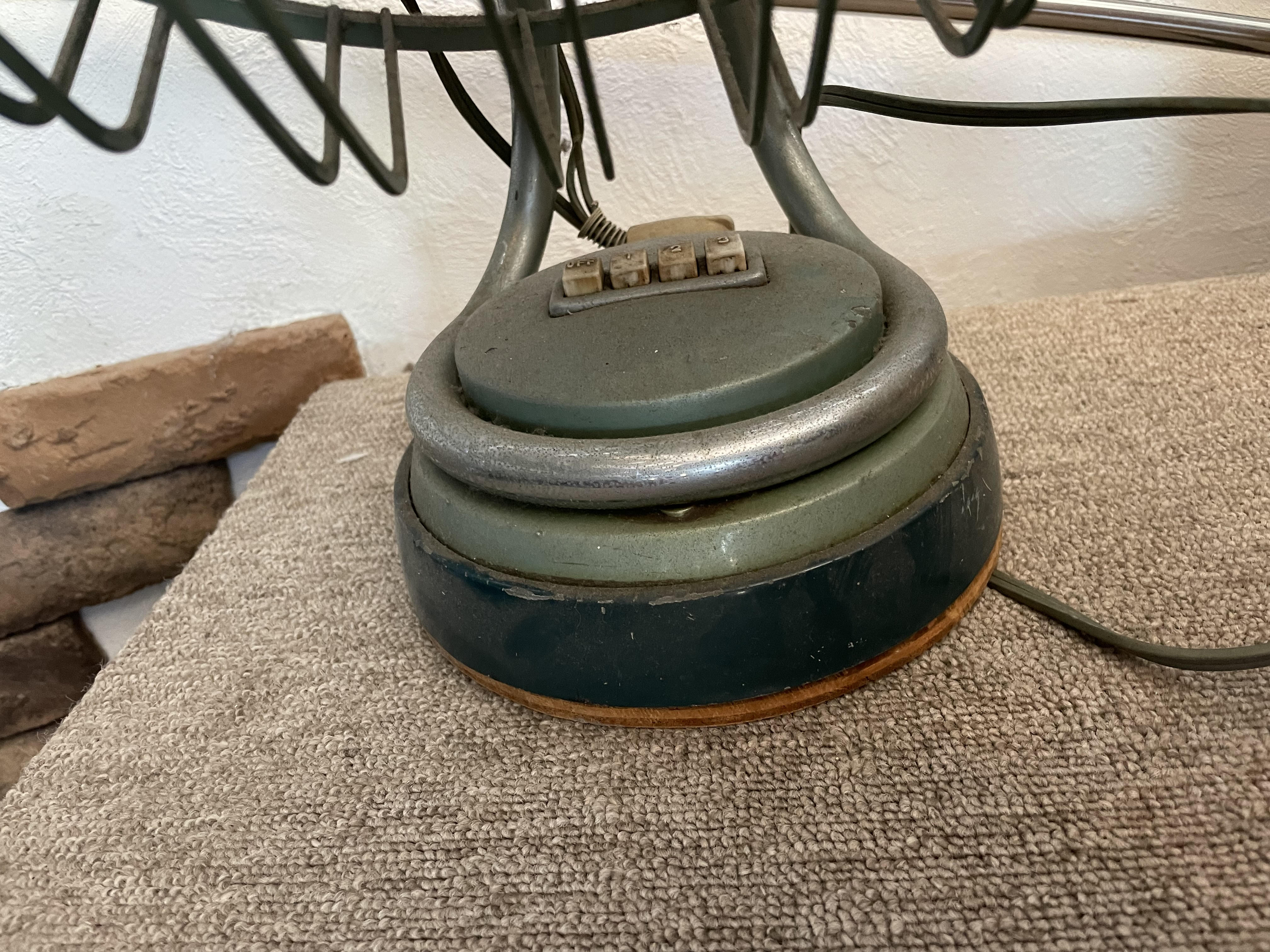 希少】MITSUBISHI 扇風機 DM-12LE シルバーグリーン 三菱 高級扇