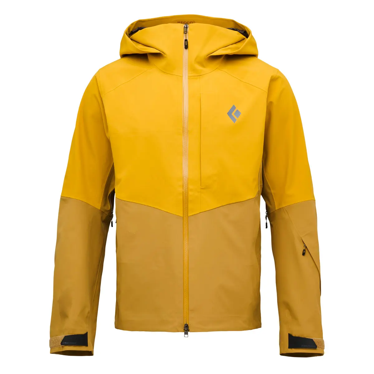 メンズ リーコンストレッチスキーシェル(S アンバー/フラックス