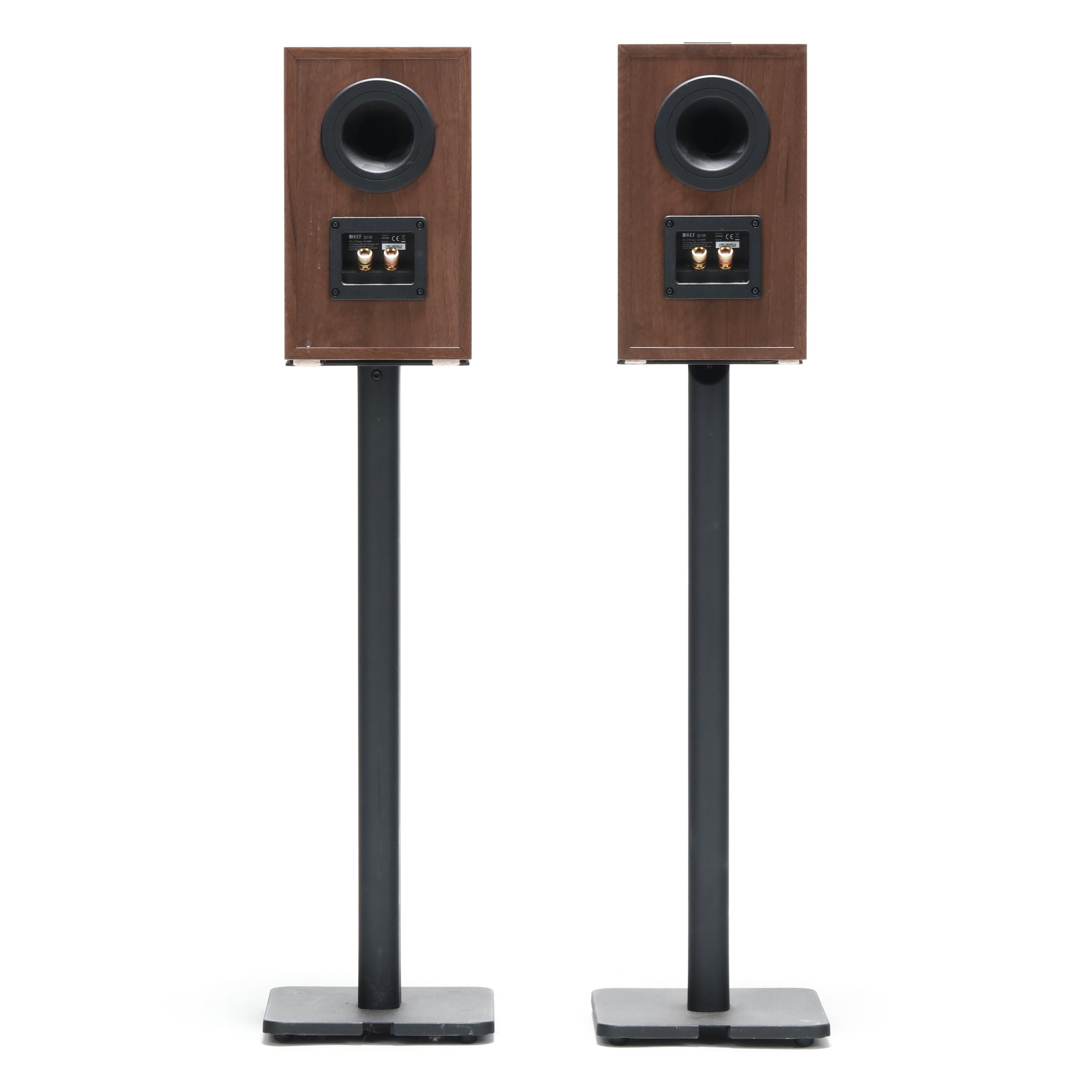 KEF Q150 Loudspeaker Pair with Speaker Stands (Lot 4342 - Modern
