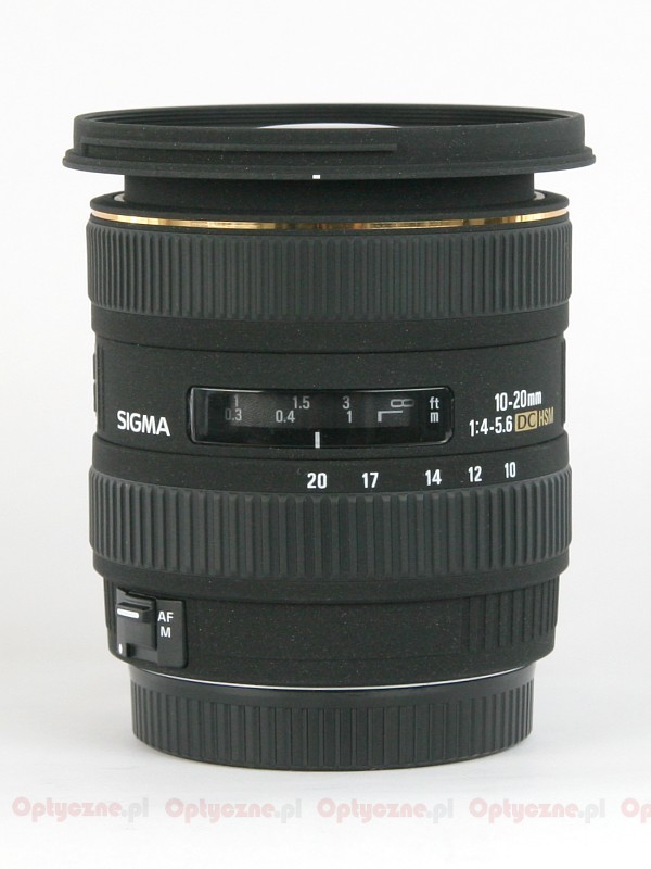 Sigma 10-20 mm f/4-5.6 EX DC HSM - LensTip.com