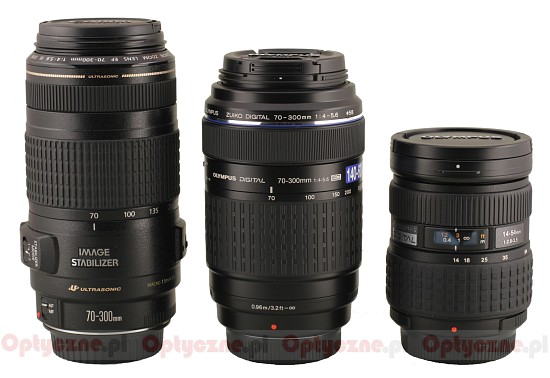 Olympus Zuiko Digital ED 70-300 mm f/4.0-5.6 review - Build