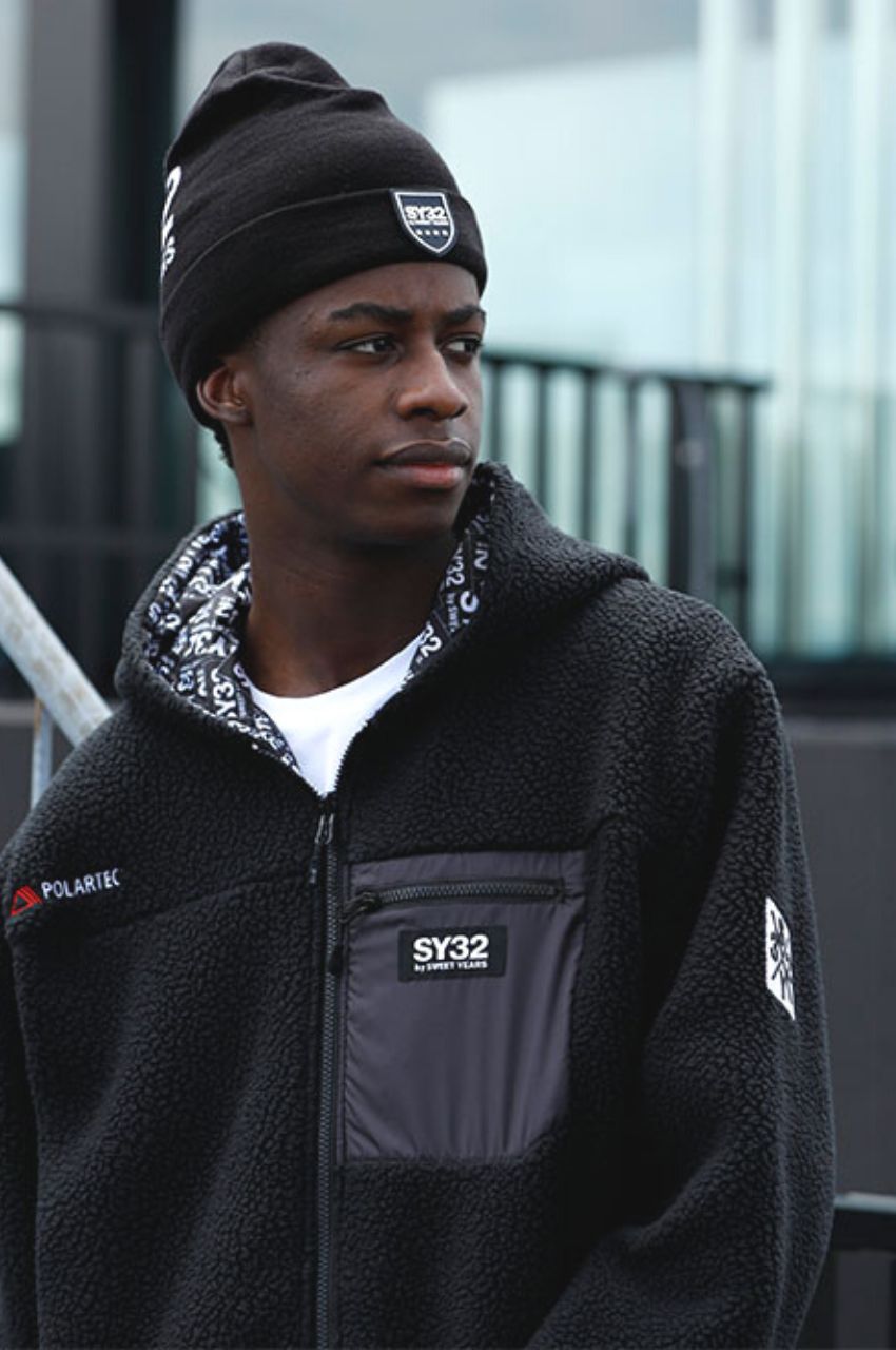 SY32 by SWEET YEARS - POLARTEC REVERSIBLE HOODIE / ポーラテック