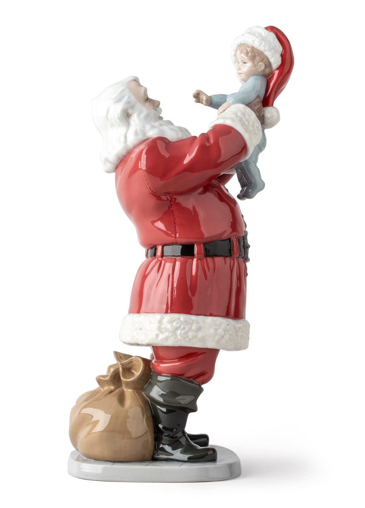 Porcelain Santa figurine: 'Merry Christmas Santa!' | リヤドロ公式