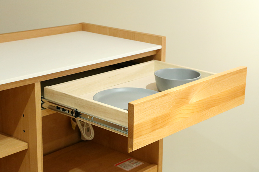 ANE キッチンカウンター（ナチュラル色） - キッチンカウンター・バー