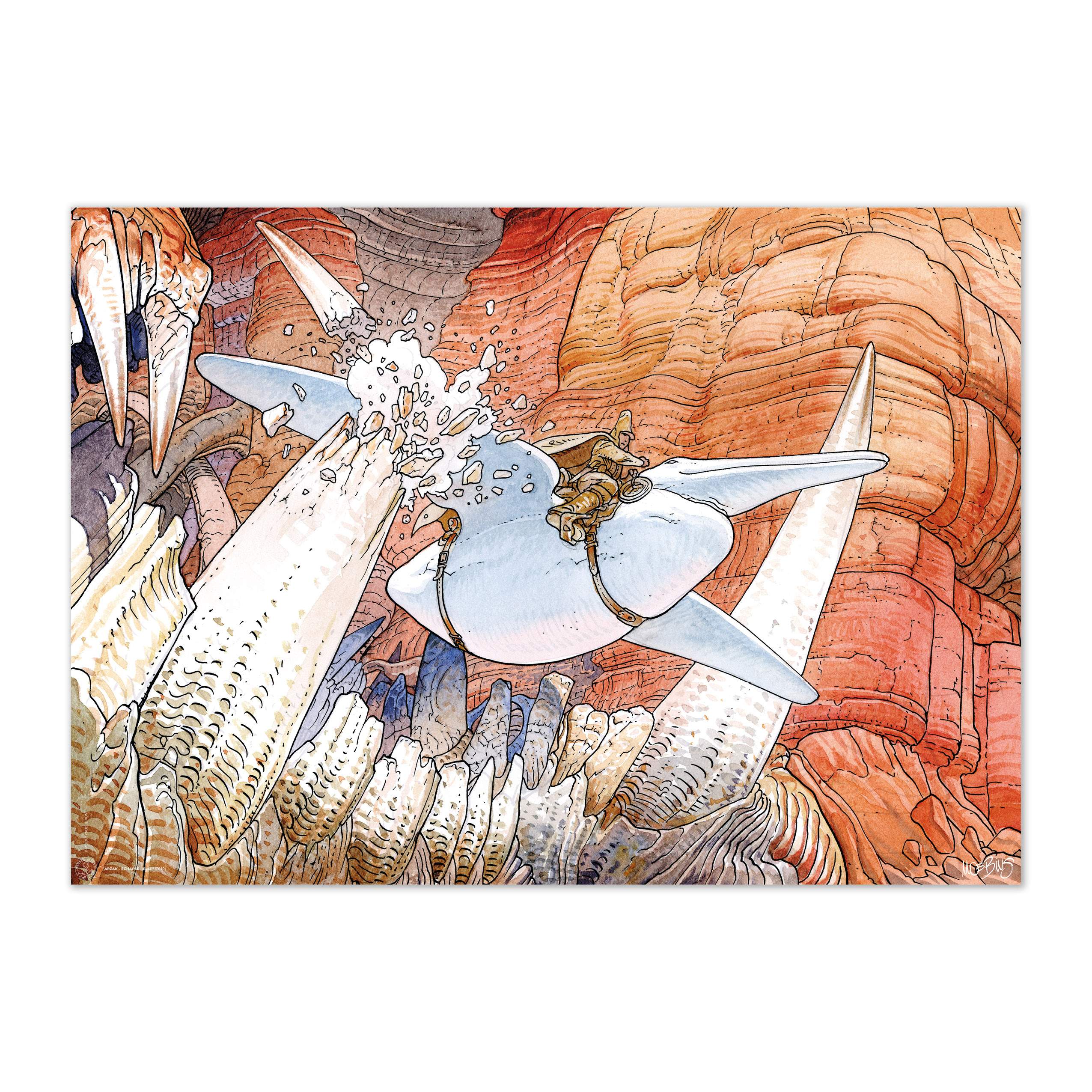 Jean Giraud “Moebius” - L'Échapée belle - Fine art print