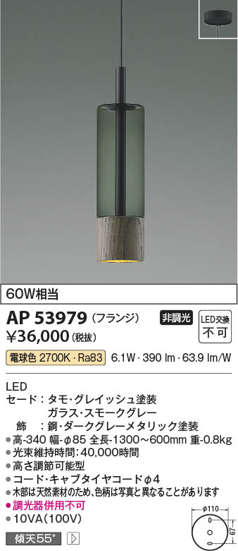 Koizumi コイズミ照明 LEDペンダント AP53979 | 商品紹介 | 照明器具の